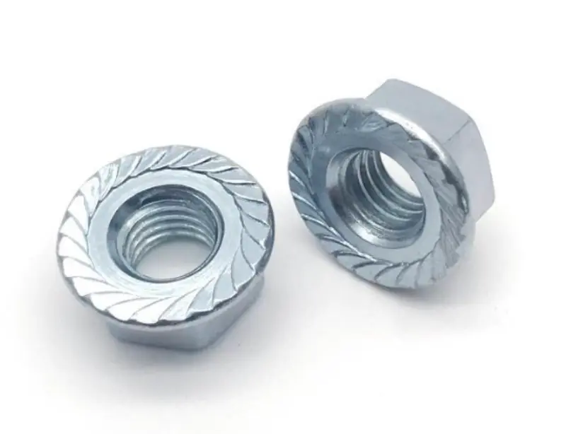 DIN6923 Serrated Flange Nut Zinc Plated Carbon Steel ၏ အဓိကအသုံးပြုမှုကား အဘယ်နည်း။