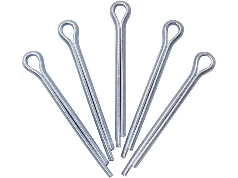 DIN94 Split Pin Metric Carbon Steel Zinc Plated Mechanical Locking တွင် အဘယ်အရာကိုအသုံးပြုသနည်း။