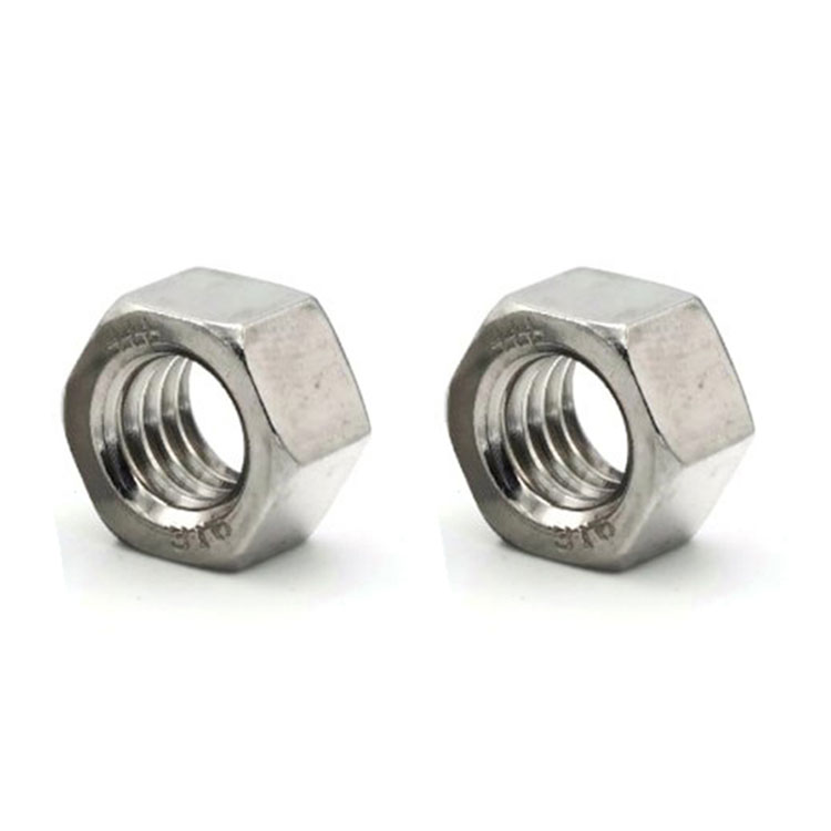 A563 M6 M24 ထုတ်လုပ်သူ Stainless Steel 304 Hex Nut DIN934 China Bolt နှင့် Nut