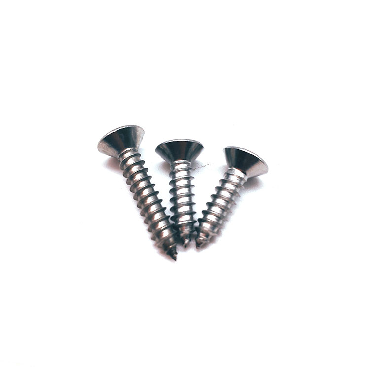 ANSI/ASME B 18.6.5M Stainless Steel Cross Recessed Slotted Countersunk Head Tapping Screw