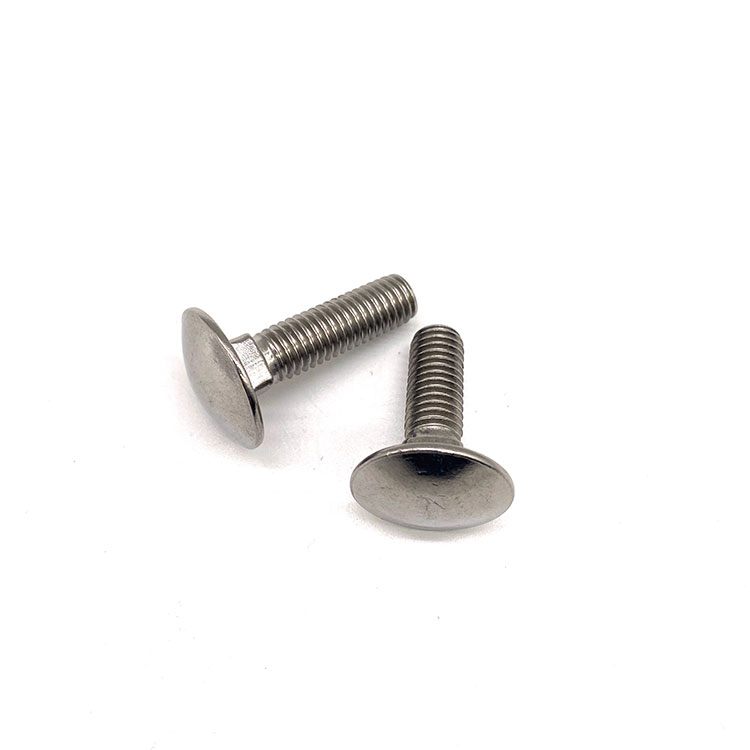 အအေးဖွဲ့ထားသော Stainless Steel 304 316 A2-70 A4-70 Short Square Neck Coach Carriage Bolt