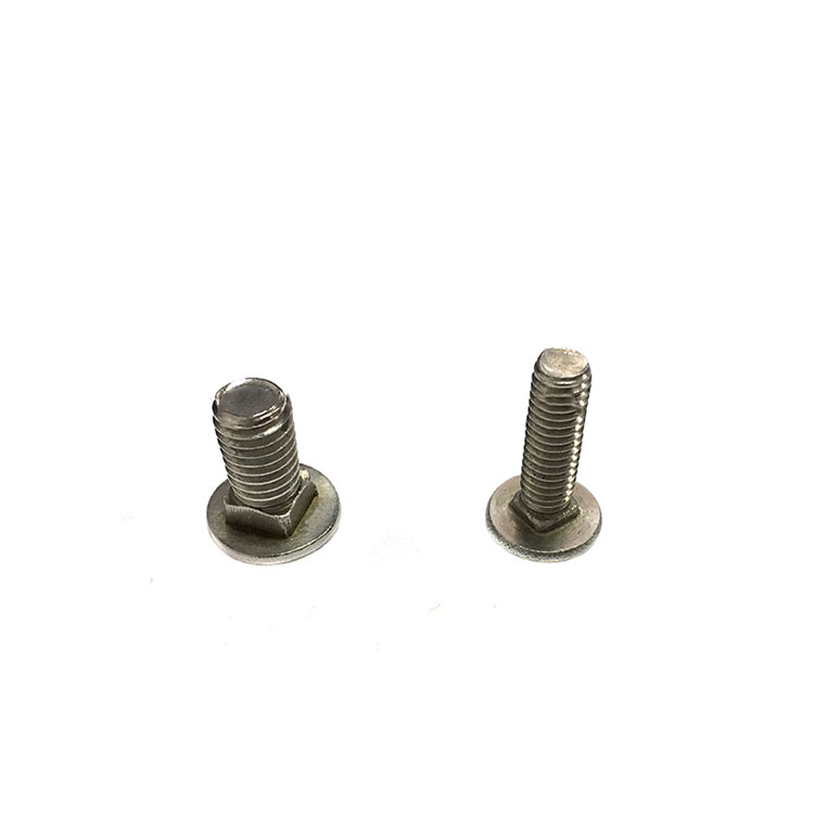 DIN603 Stainless Steel A2-70 SS304 SS316 Carriage Bolt Mushroom Round Head ကို Square Neck Bolts နှင့်