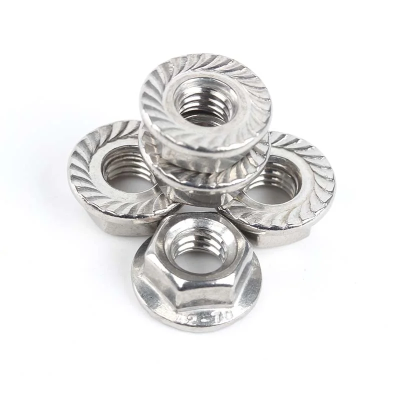 DIN6923 Hexagon Flange အခွံမာသီးများ