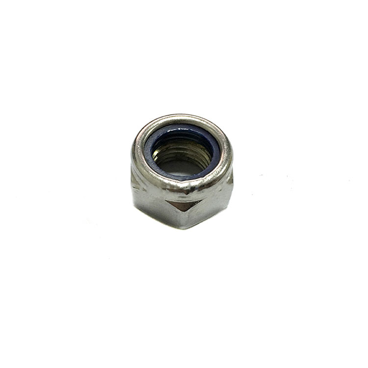 DIN985 A2-70 SS304 Stainless Steel Hex Nylon Nuts လော့ခ်အခွံမာသီးများ