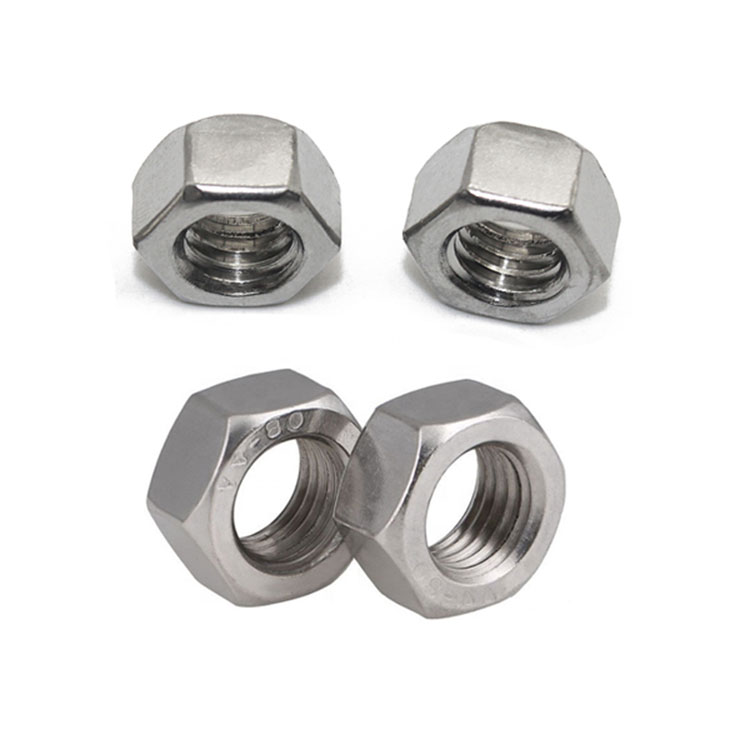 ISO 4032/UNI 5588 Stainless Steel A2 A4 Ss304 Ss316 Hex Head Nut Hex Bolts နှင့် အခွံမာသီးများ