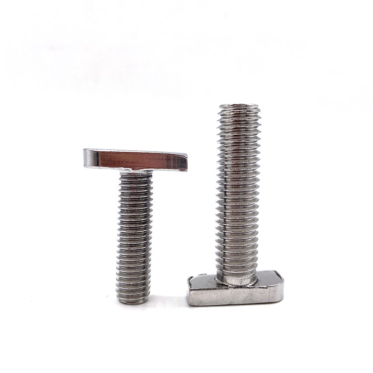 M4 သံမဏိနှင့် Bolt ကပ်စေး Stainless Steel 304 316 T-Bolt