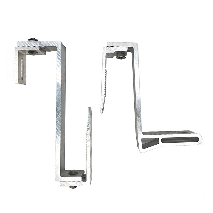 PV Panel Mounting Metal Roof System Standing Seam Roof Hook Clamp/Aluminium Solar Clamp