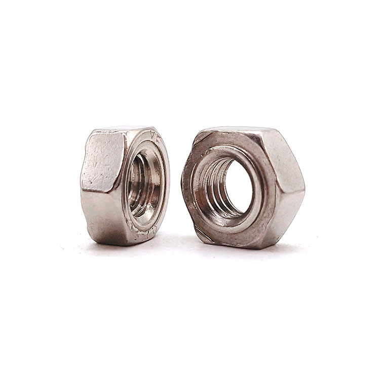 အရွယ်အစား M6 DIN929 Stainless Steel Hexagon Weld Nut