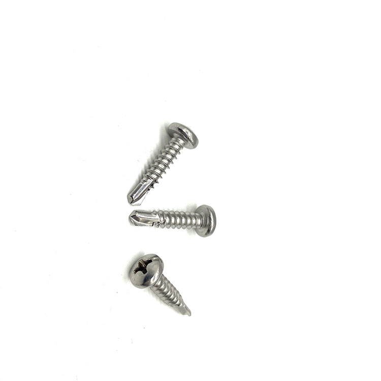 SS 304 316 DIN7504N ကြက်ခြေခတ် Recessed Countersunk ဦးခေါင်း Self Drilling Screw