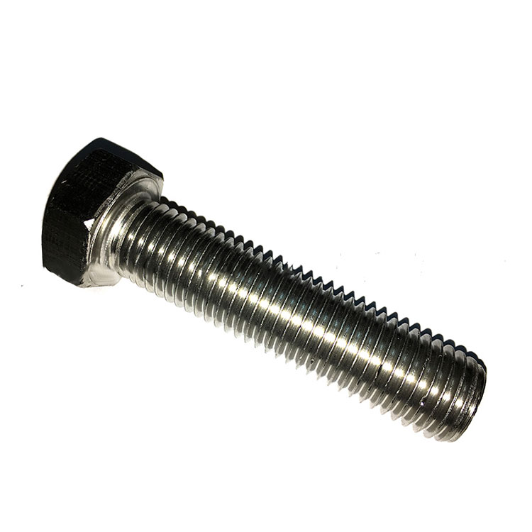 SS304 SS316 SS316L M10 M16 DIN933 ISO4017 Stainless Steel ကြိုးအပြည့် Hex Bolt