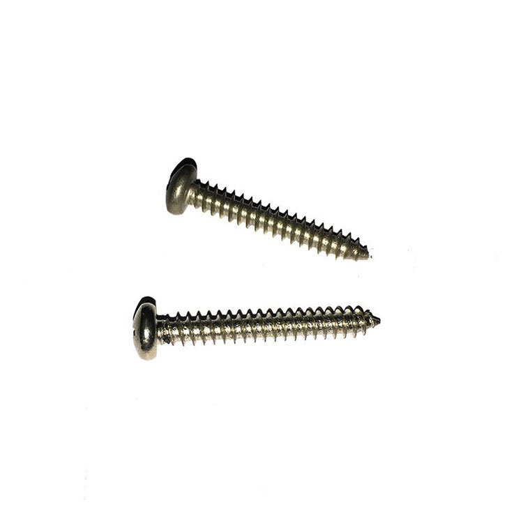 Stainless Steel A2-70 Cross Recessed Pan Head Self Tapping Screw သတ္တုပြားအတွက် DIN7981