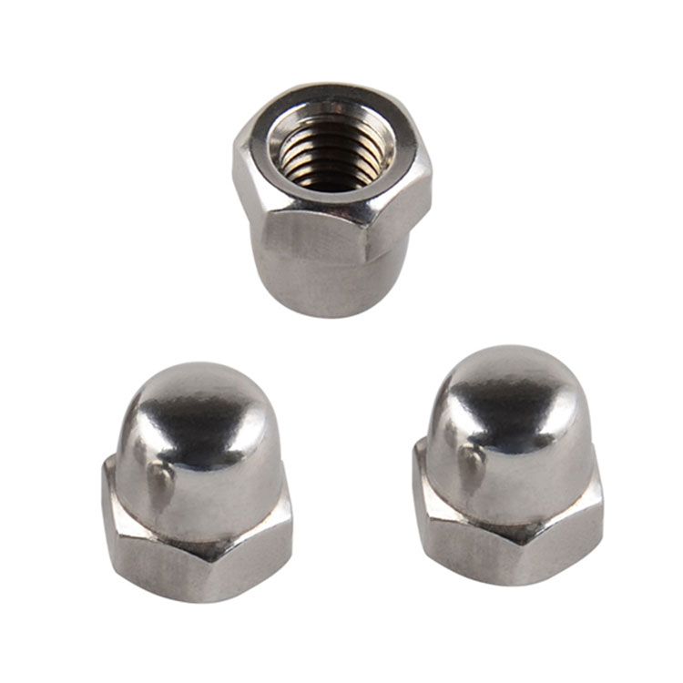 Stainless Steel Cap Nut တရုတ်လက်ကား Stainless Steel Hex Domed M5 Cap Nut သည် Hardware အတွက်ဖြစ်သည်။